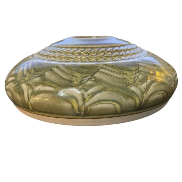 Pottery For Living Ikebana Stem Vase Frog Green Greg Johnson  Donna Gilbert - Picture 3 of 6